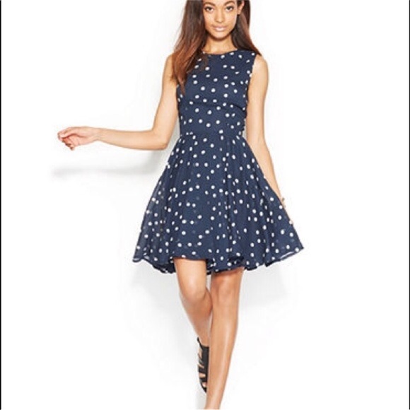 Maison Jules Dresses & Skirts - NEW Polka Dot Fit & Flare Dress
